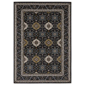 Oriental Weavers Vivian VI04C Navy Gold Area Rug