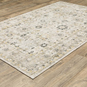 Oriental Weavers Windham WIN02 Beige Gold Area Rug Angle