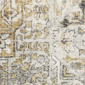 Oriental Weavers Windham WIN05 Grey Gold Area Rug Zoom