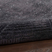 Michael Amini MA30 Star SMR01 Black Area Rug Detail