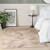 DKNY Central Park West CEP01 Beige Brown Area Rug