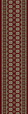 Dynamic Rugs Ancient Garden 57102-1293 Red Beige 2'2" (26") Wide Hall and Stair Runner