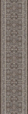 Dynamic Rugs Ancient Garden 57276-3235 Dark Brown Beige Blue 2'2" (26") Wide Hall and Stair Runner