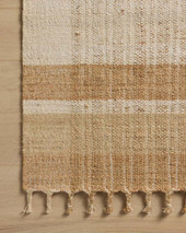 Louie LOE-01 Ivory Natural Area Rug - Magnolia Home by Joanna Gaines Pile Louie LOE-01 Ivory Natural Area Rug - Magnolia Home by Joanna Gaines Pile