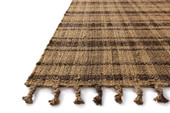 Louie LOE-03 Natural Espresso Area Rug - Magnolia Home by Joanna Gaines Corner Louie LOE-03 Natural Espresso Area Rug - Magnolia Home by Joanna Gaines Corner