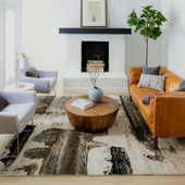 Karastan Depiction Annora RG144-501 Neutral Area Rug by Stacy Garcia room scene Karastan Depiction Annora RG144-501 Neutral Area Rug by Stacy Garcia room scene