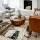 Karastan Depiction Annora RG144-501 Neutral Area Rug by Stacy Garcia room scene Karastan Depiction Annora RG144-501 Neutral Area Rug by Stacy Garcia room scene