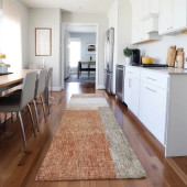 Dalyn Boca BO1 Salmon Area Runner Room Scene