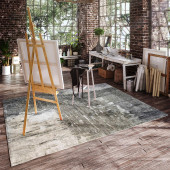 Dalyn Boca BO2 Gray Area Rug Room Scene