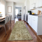 Dalyn Boca BO9 Taupe Area Runner Room Scene