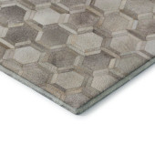 Dalyn Bozeman BM1 Gray Area Rug Corner