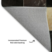 Dalyn Bozeman BM10 Black Area Rug Backing