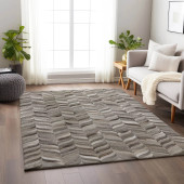 Dalyn Bozeman BM11 Gray Area Rug Room Scene