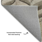 Dalyn Bozeman BM11 Gray Area Rug Backing