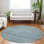 Dalyn Burano BU1 Seafoam Area Round Rug Room Scene