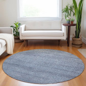 Dalyn Burano BU1 Sky Area Round Rug Room Scene