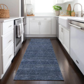 Dalyn Burano BU3 Navy Area Runner Room Scene