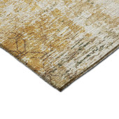 Dalyn Burano BU7 Gold Area Rug Corner