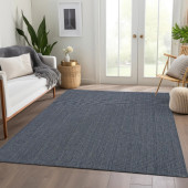 Dalyn Chambal CH1 Denim Area Rug Room Scene