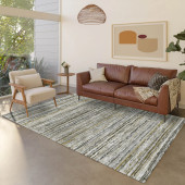 Dalyn Kochi KC3 Pewter Area Rug Room Scene