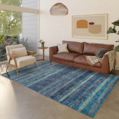 Dalyn Kochi KC5 Blue Area Rug Room Scene