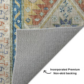 Dalyn Lorenzo LN3 Ivory Area Rug Backing