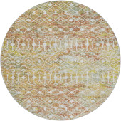 Dalyn Lorenzo LN7 Peach Area Round Rug