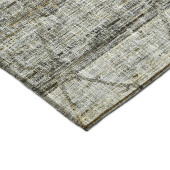 Dalyn Portico PO1 Pewter Area Rug Corner