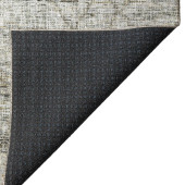 Dalyn Portico PO1 Pewter Area Rug Corner