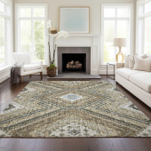 Dalyn Portico PO5 Beige Area Rug Room Scene