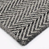 Dalyn Provo PV2 Charcoal Area Rug Corner