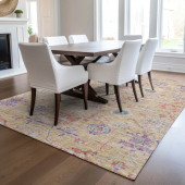 Dalyn Solace SL10 Peach Area Rug Room Scene 2