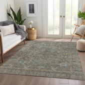 Dalyn Solace SL9 Brown Area Rug Room Scene Dalyn Solace SL9 Brown Area Rug Room Scene