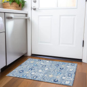Dalyn Tabrook TB12 Denim Area Scatter Rug Room Scene
