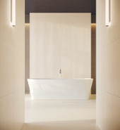 Marble 18X36 Limestone Honed 5000-0211-2 Serene Ivory Tile Room Scene