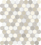 Utopio Penny Round 11x13 Round Mosaic Honed 5001-0425-0 Dune Tile Utopio Penny Round 11x13 Round Mosaic Honed 5001-0425-0 Dune Tile