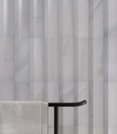 Marble 4X12 Prisma Dolomite Honed 5000-0369-0 Cosmo Lumino Tile Room Scene Marble 4X12 Prisma Dolomite Honed 5000-0369-0 Cosmo Lumino Tile Room Scene