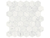 Marble 2" Hex Mosaic Honed 5001-0270-0 Eterna Bianco Tile Marble 2" Hex Mosaic Honed 5001-0270-0 Eterna Bianco Tile