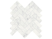 Marble 1X4 Herringbone Mosaic Honed 5001-0272-0 Eterna Bianco Tile