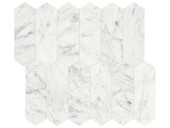 Marble 2X6 Picket Mosaic Polished 5001-0273-0 Eterna Bianco Tile