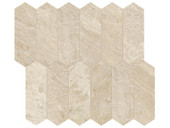 Marble 2X6 Picket Mosaic Polished 5001-0296-0 Impero Reale Tile