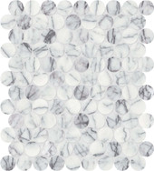 Marble 1.25 Penny Round Mosaic Honed 5001-0332-0 Lilac Volta Tile Marble 1.25 Penny Round Mosaic Honed 5001-0332-0 Lilac Volta Tile