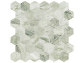 Marble 2" Hex Mosaic Honed 5001-0367-0 Moscato Argento Tile Marble 2" Hex Mosaic Honed 5001-0367-0 Moscato Argento Tile