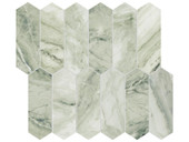 Marble 2X6 Picket Mosaic Honed 5001-0369-0 Moscato Argento Tile Marble 2X6 Picket Mosaic Honed 5001-0369-0 Moscato Argento Tile