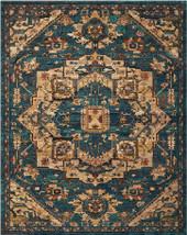 Nourison 2020 NR206 Teal Area Rug