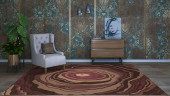 Dalyn Integra In131 Woodgrain Garnet Area Rug Room Scene Dalyn Integra In131 Woodgrain Garnet Area Rug Room Scene