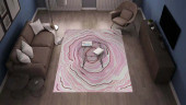 Dalyn Integra In131 Woodgrain Peony Area Rug Room Scene