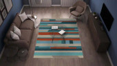Dalyn Integra In430 Pathways Miami Area Rug Room Scene
