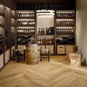 ChevronXL Timeless Honey 6" X 33.5" Porcelain Tile [Enter Image Type]