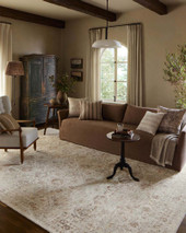 Honora HON-02 Slate Beige Area Rug - Amber Lewis x Loloi